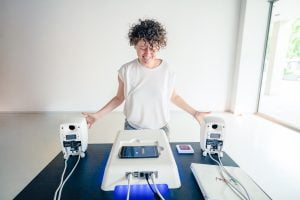 Daniela steht hinter dem MotionComposer