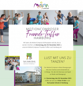 Flyervorschau MotionComposer Freunde-Treffen Hamburg